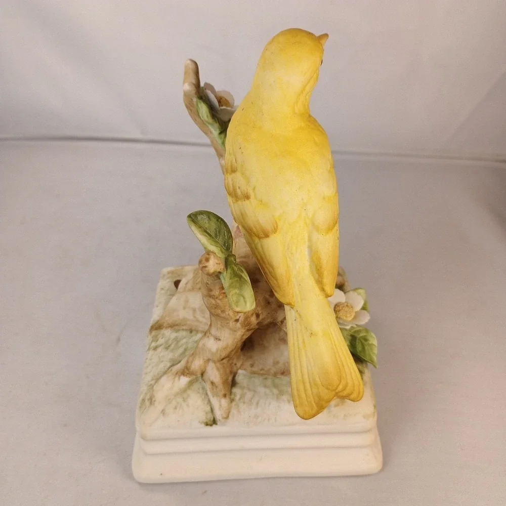 Vintage Gorham Japan Yellow Canary Music Box Tune 